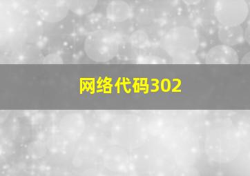 网络代码302