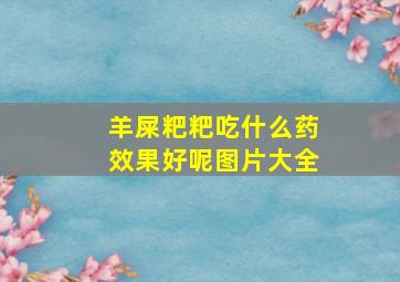 羊屎粑粑吃什么药效果好呢图片大全