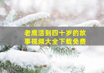 老鹰活到四十岁的故事视频大全下载免费