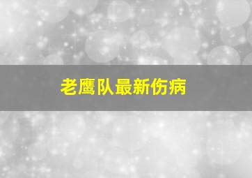 老鹰队最新伤病