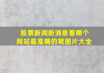 股票新闻新消息看哪个网站最准确的呢图片大全