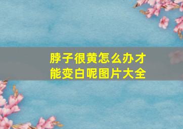 脖子很黄怎么办才能变白呢图片大全