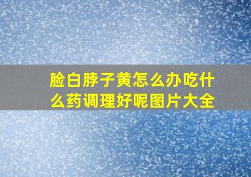 脸白脖子黄怎么办吃什么药调理好呢图片大全