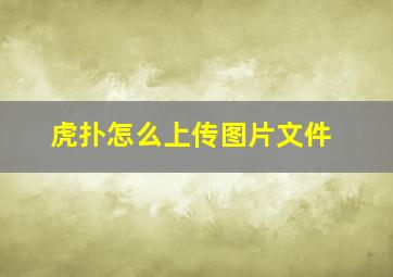 虎扑怎么上传图片文件