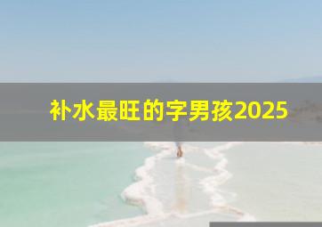 补水最旺的字男孩2025