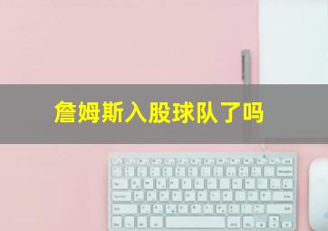 詹姆斯入股球队了吗