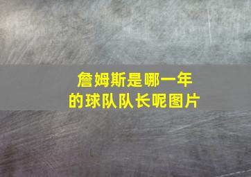 詹姆斯是哪一年的球队队长呢图片