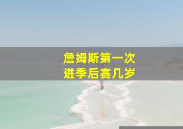 詹姆斯第一次进季后赛几岁