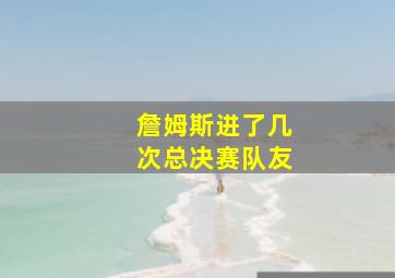 詹姆斯进了几次总决赛队友