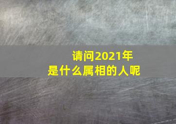 请问2021年是什么属相的人呢