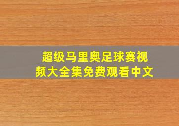 超级马里奥足球赛视频大全集免费观看中文