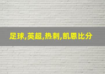 足球,英超,热刺,凯恩比分