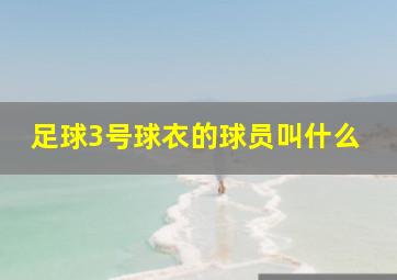 足球3号球衣的球员叫什么