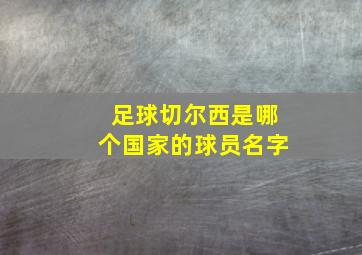 足球切尔西是哪个国家的球员名字