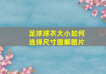 足球球衣大小如何选择尺寸图解图片