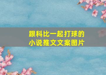 跟科比一起打球的小说推文文案图片