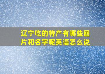 辽宁吃的特产有哪些图片和名字呢英语怎么说