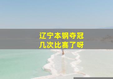 辽宁本钢夺冠几次比赛了呀