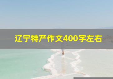 辽宁特产作文400字左右