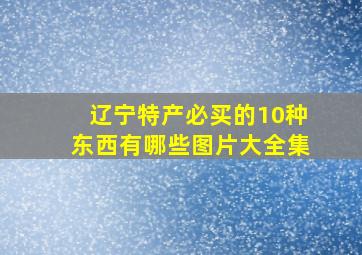 辽宁特产必买的10种东西有哪些图片大全集