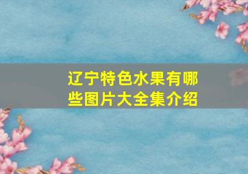 辽宁特色水果有哪些图片大全集介绍