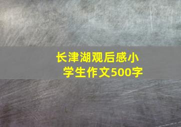 长津湖观后感小学生作文500字