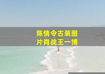 陈情令古装图片肖战王一博