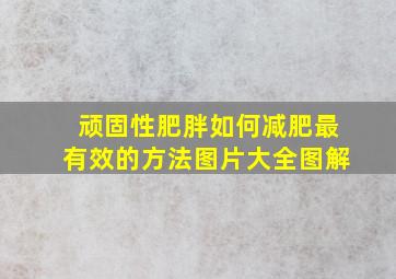 顽固性肥胖如何减肥最有效的方法图片大全图解