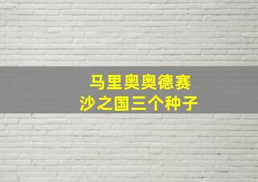 马里奥奥德赛沙之国三个种子