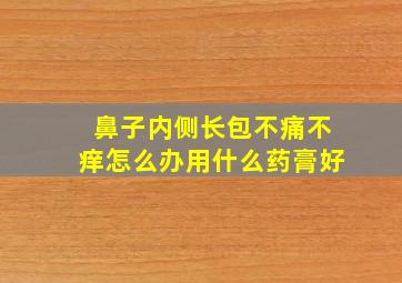 鼻子内侧长包不痛不痒怎么办用什么药膏好