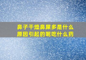 鼻子干燥鼻屎多是什么原因引起的呢吃什么药