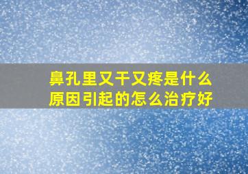 鼻孔里又干又疼是什么原因引起的怎么治疗好