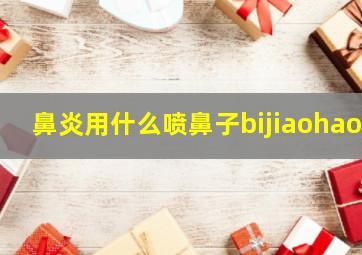 鼻炎用什么喷鼻子bijiaohao